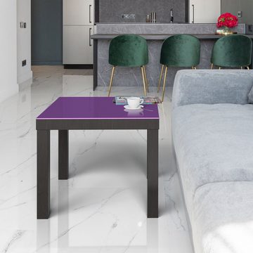 DEQORI Couchtisch 'Unifarben - Violett', Glas Beistelltisch Glastisch modern