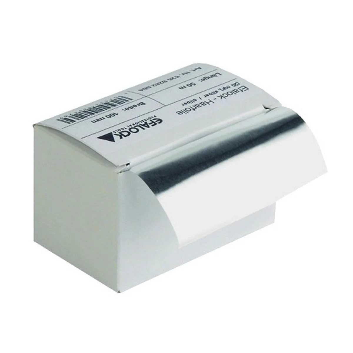 EFALOCK Professional Haarkamm Efalock Strähnen Alu-Folie 10cm/50m/20my Silber, (1 tlg)