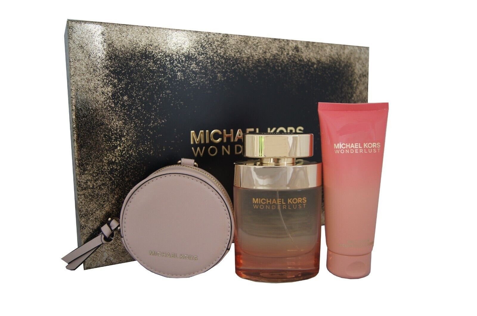 MICHAEL KORS Duft-Set Michael Kors Wonderlust Eau de Parfum 100ml. + BL 100ml. & Round Purse, 1-tlg.