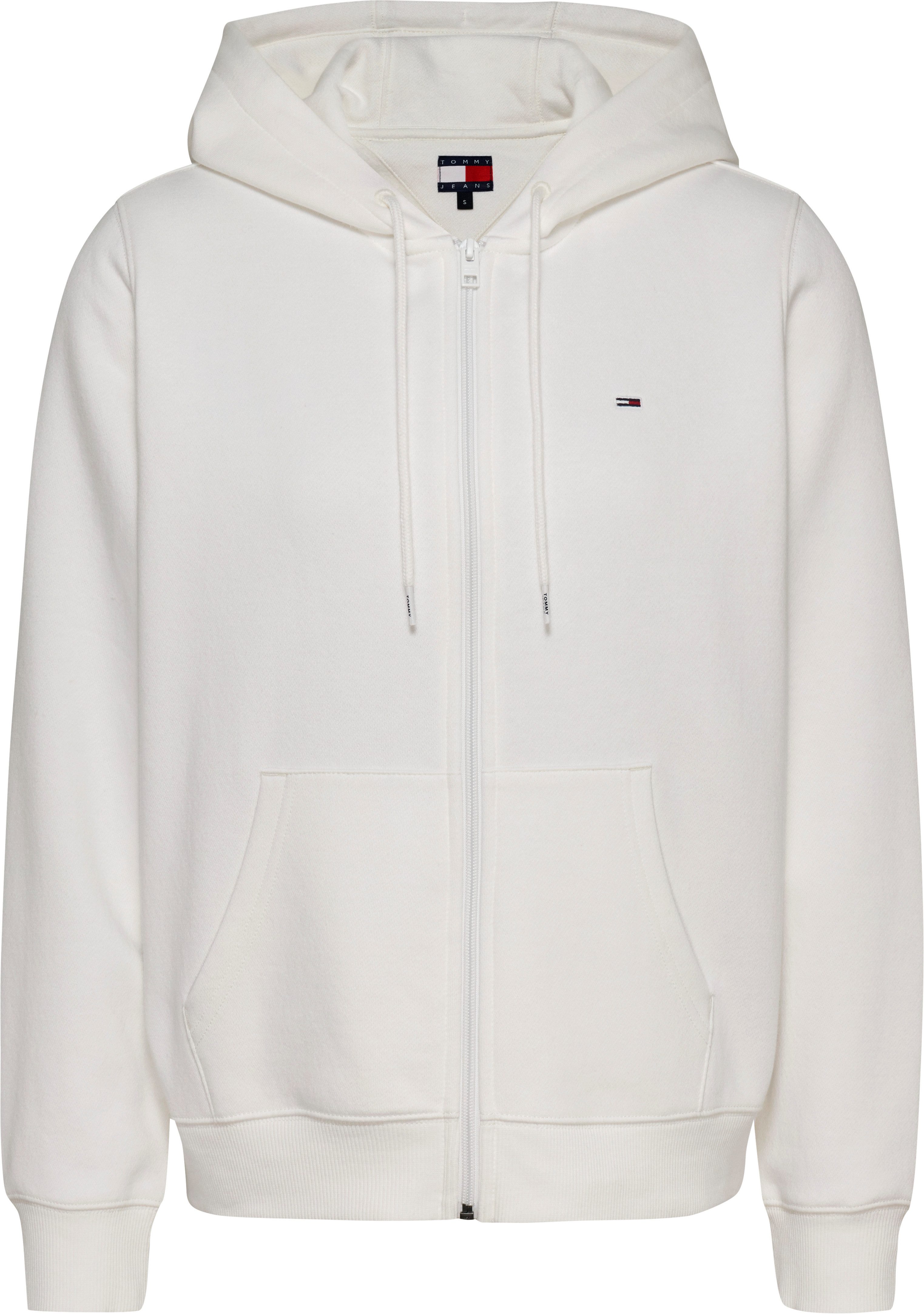 Tommy Jeans Sweatjacke TJW REGULAR S FLAG ZIP THRU aus Baumwollmix, Flag-Label – Bild 4 von 5