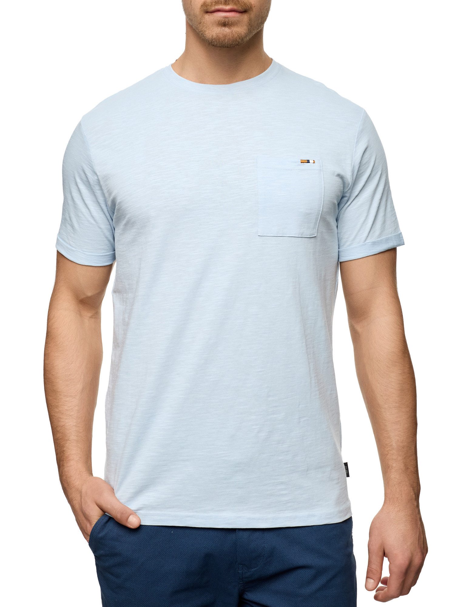 INDICODE Rundhalsshirt INAndorra Baumwolle, regular fit