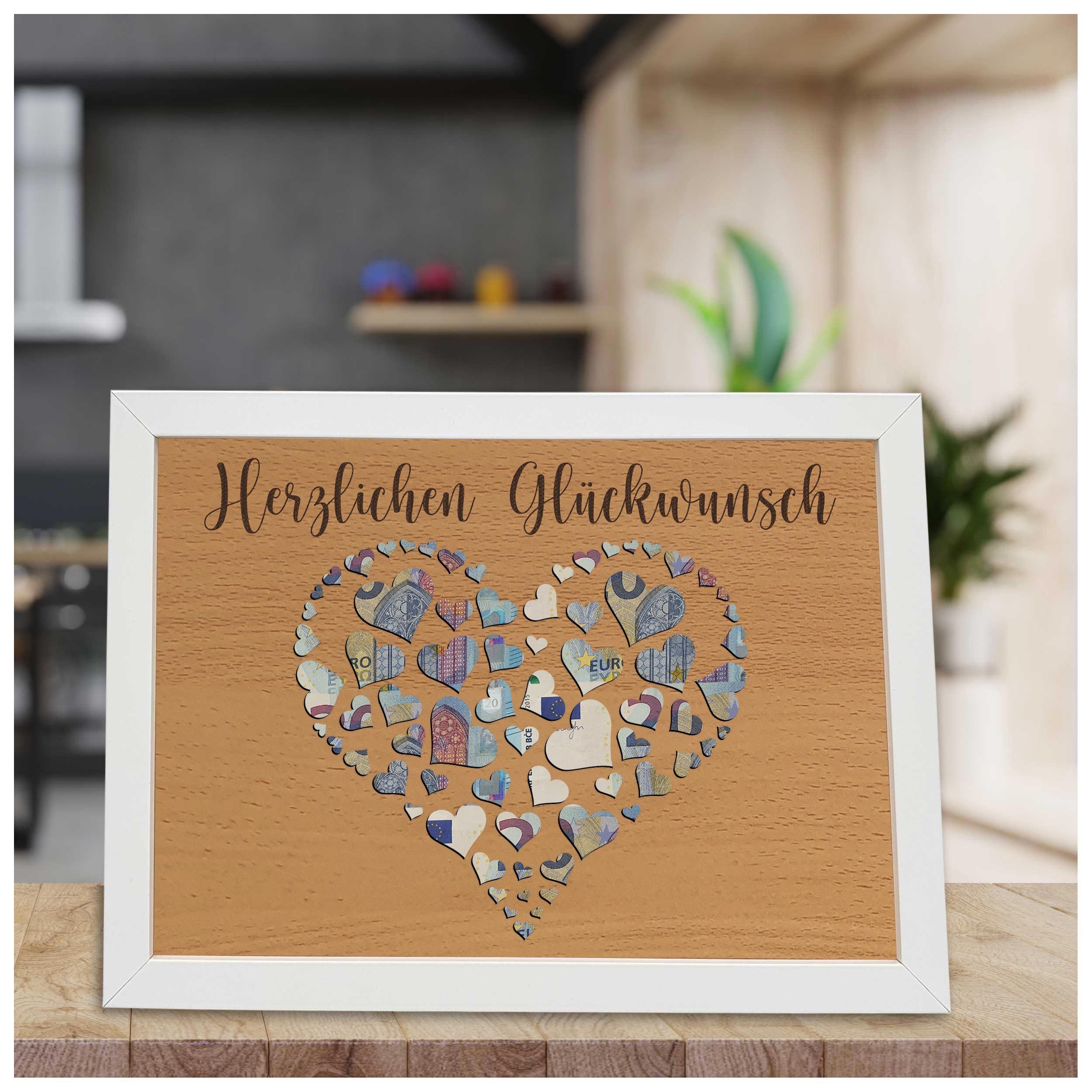 Namofactur Holzbild Geldgeschenk im Holzrahmen - günstig online kaufen
