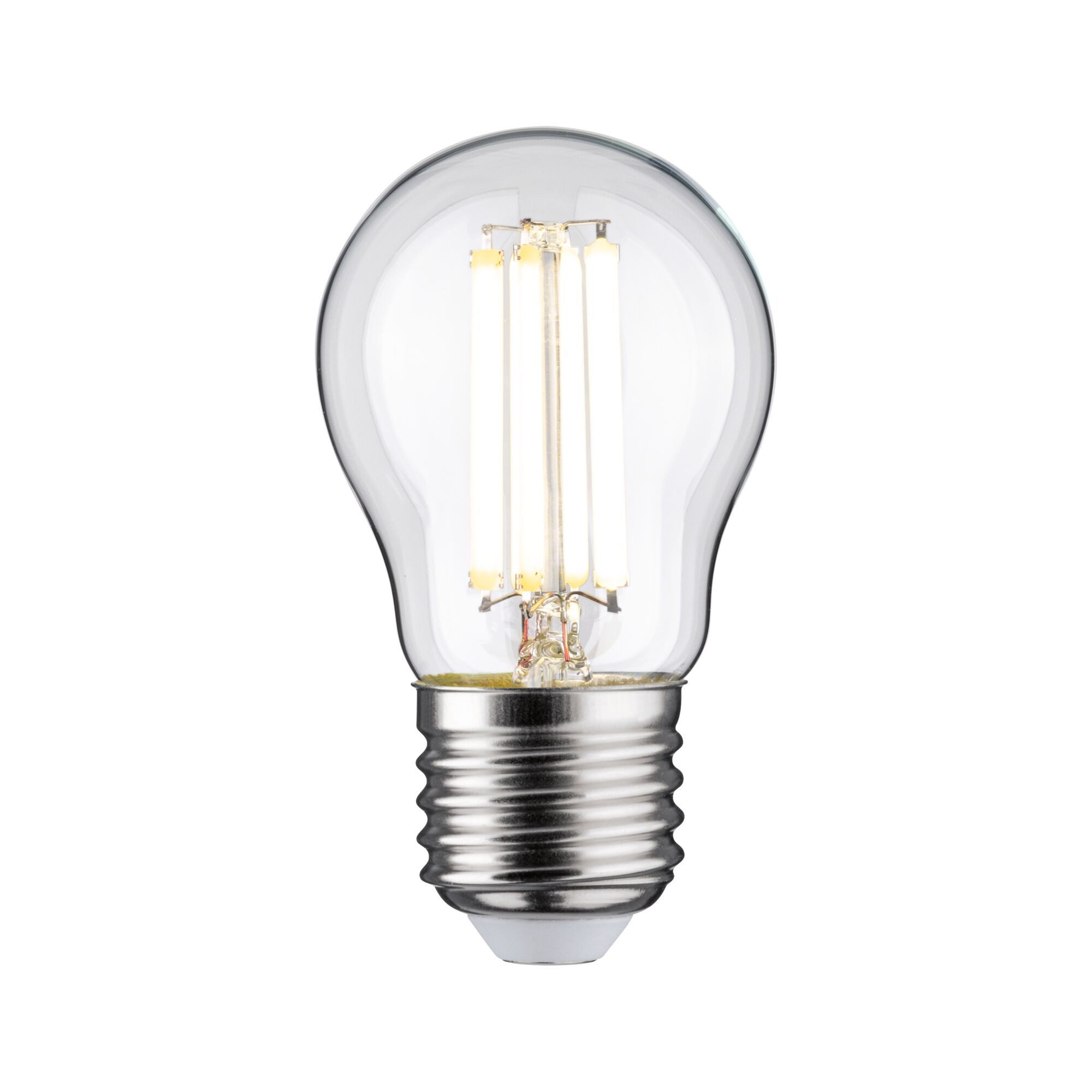 Paulmann LED-Leuchtmittel Eco-Line Tropfen 840lm 4W 4000K klar 230V, E27, 1 St., Neutralweiß