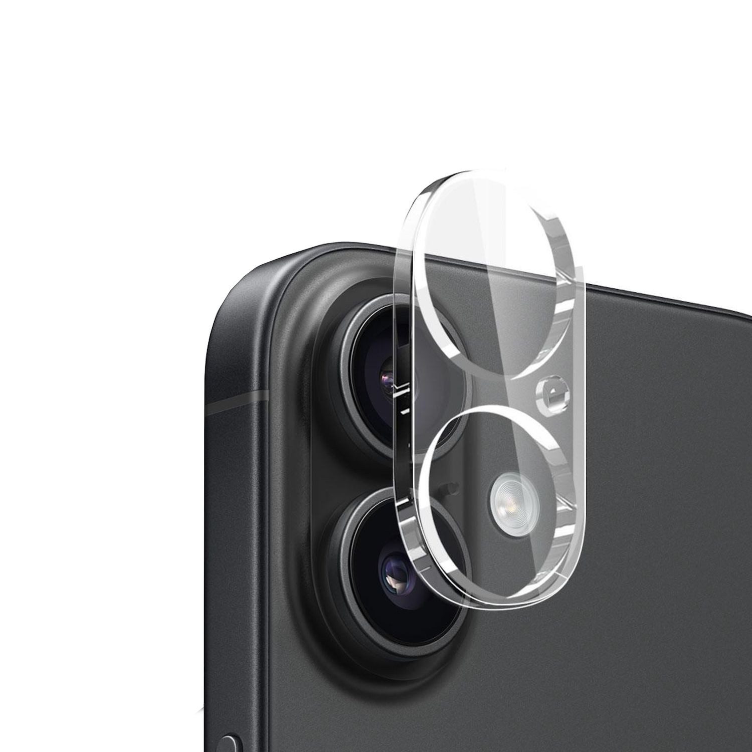 Wigento Handyhülle Für Apple iPhone 17 Schutz Hart Glas 9H Kamera Linsen Komplettschutz, 9H Glas, HD-Klarheit, kratzfest