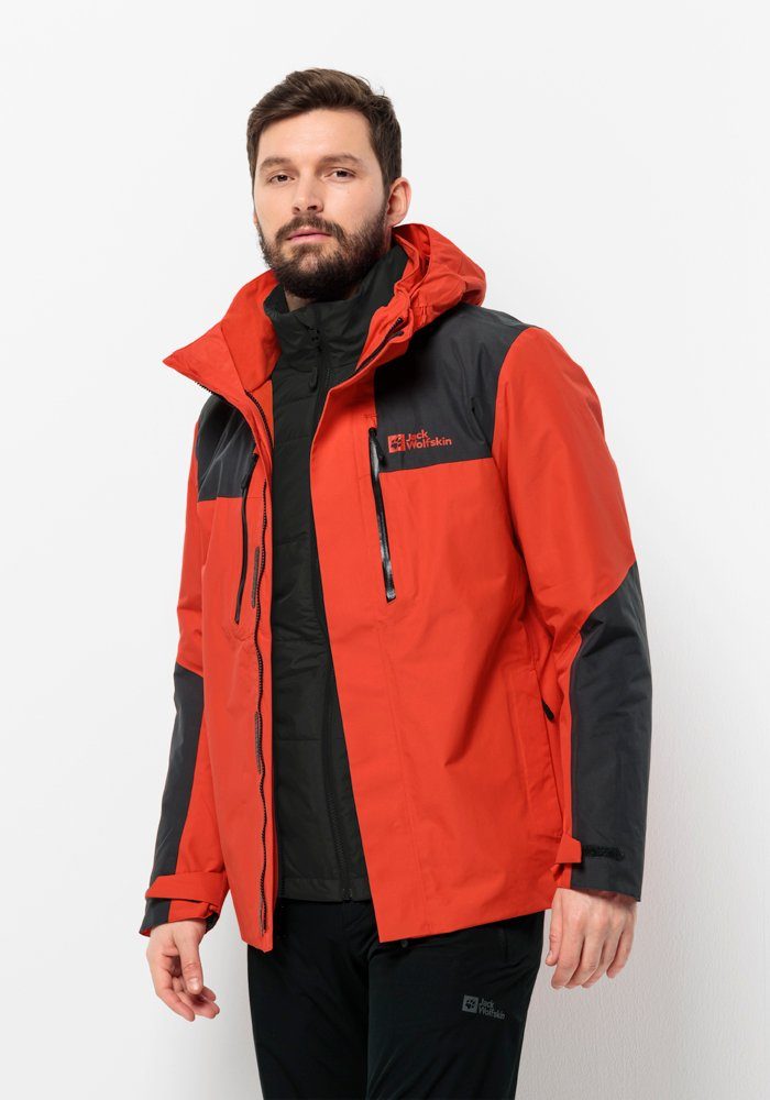 Jack Wolfskin 3-in-1-Funktionsjacke JASPER 3IN1 JKT M (2 teilig)