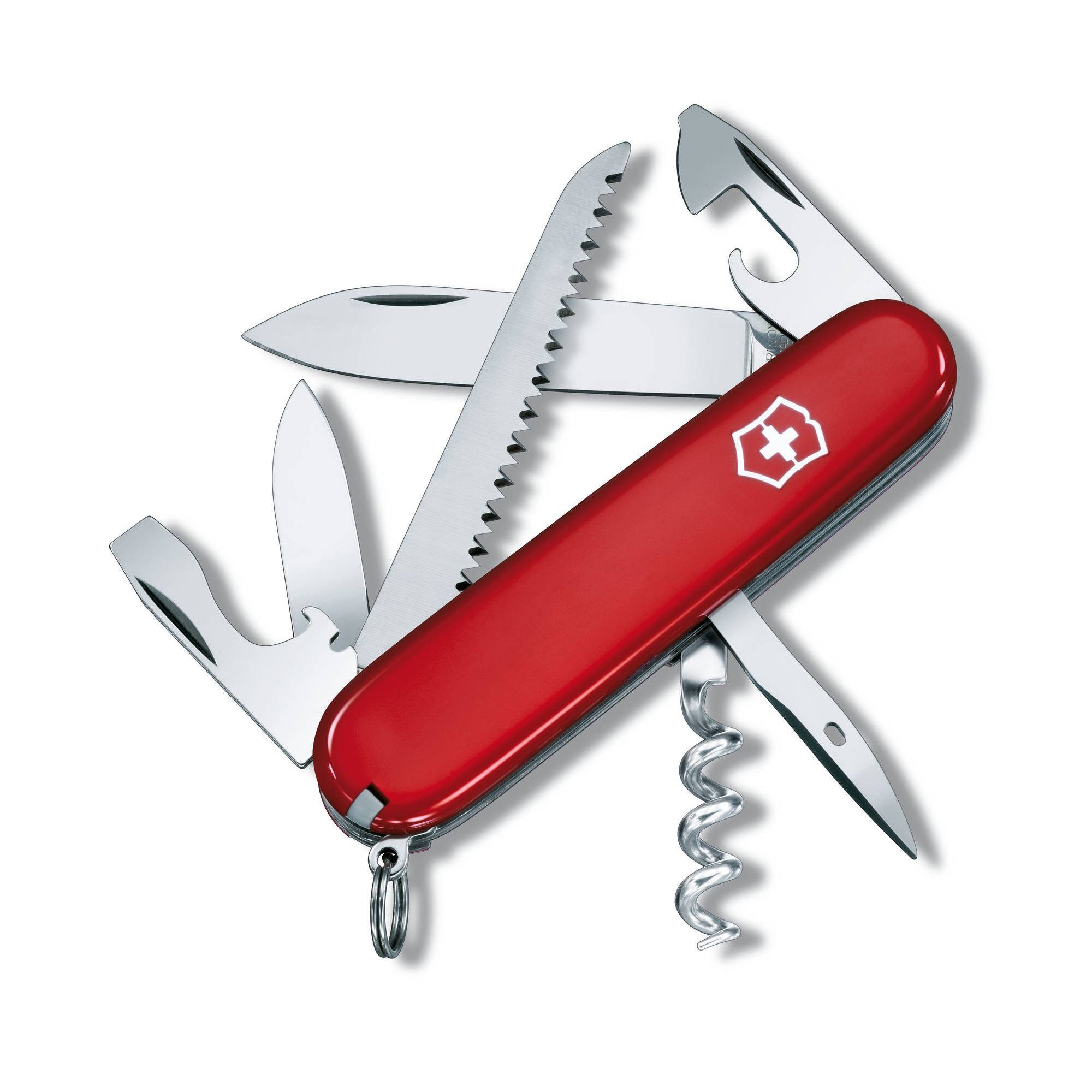 Victorinox Taschenmesser Schweizer Taschenmesser Camper 1.3613 13 Funktionen Holzsäge rot SAK
