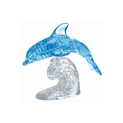 HCM KINZEL 3D-Puzzle HCM59115 - Crystal Puzzle: 3D Delfin - Groß, 95 Teile,..., 95 Puzzleteile