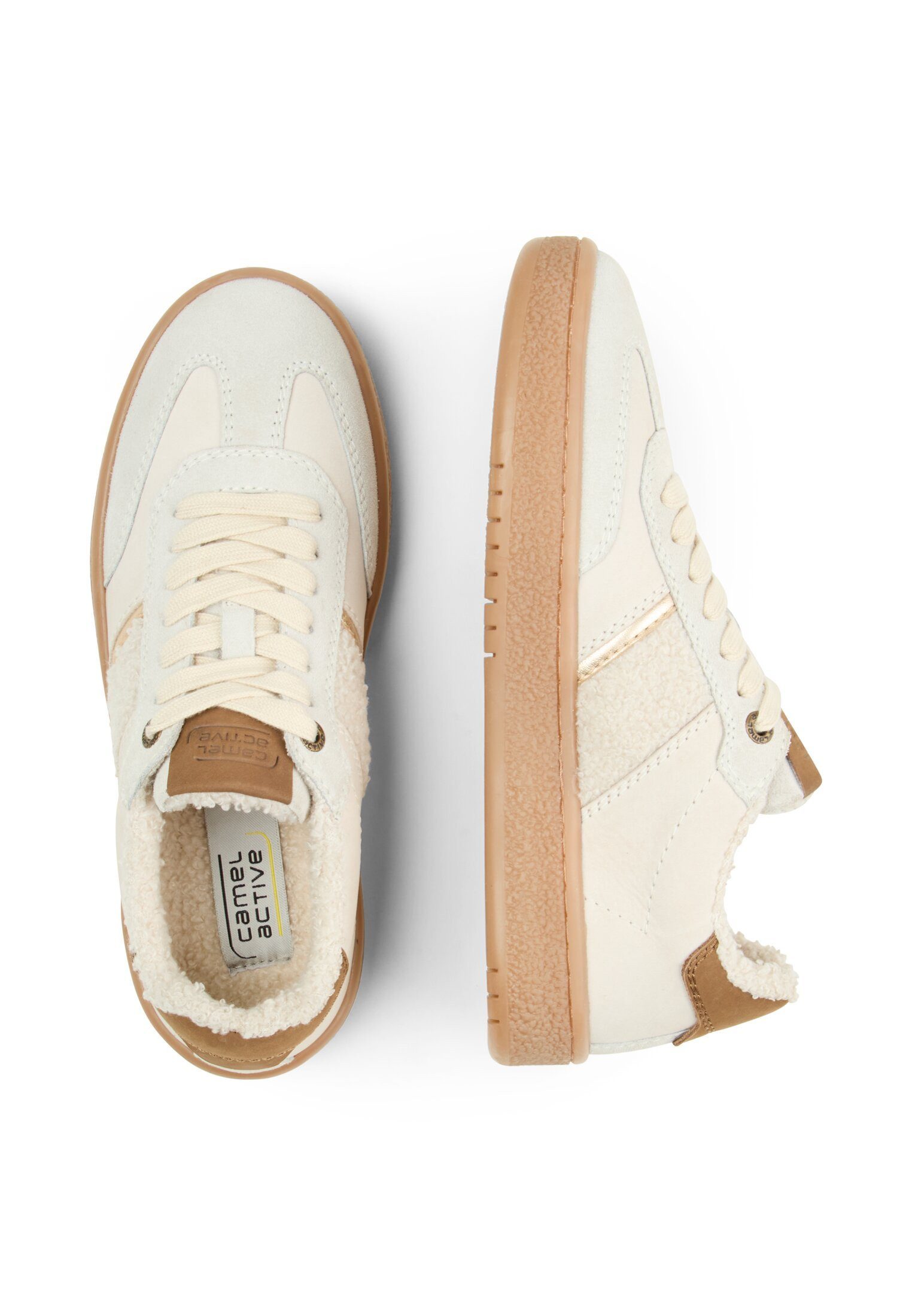camel active Sneaker Split/Nubuk BEIGE/BRAUN Sneaker günstig online kaufen