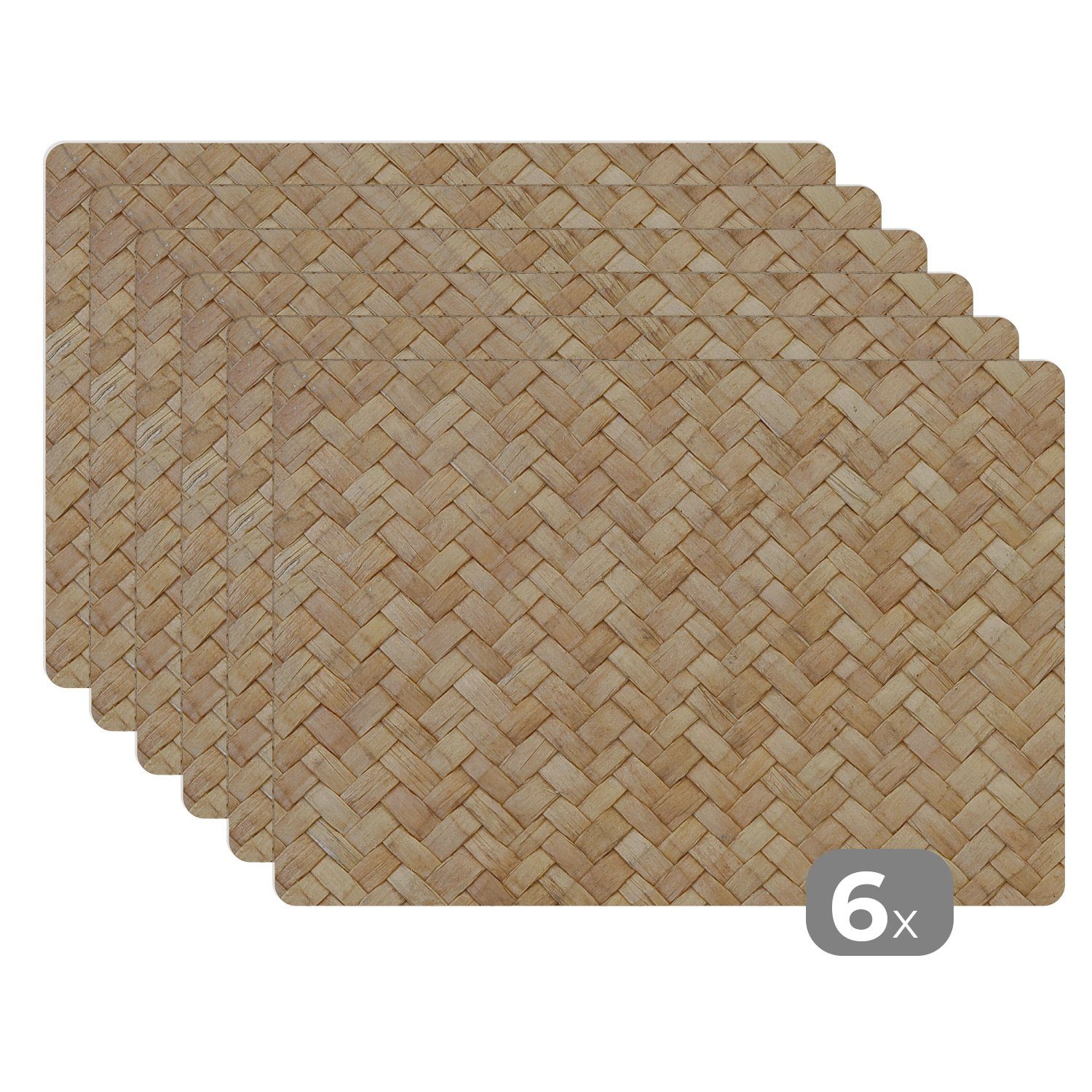 MuchoWow Platzset Muster - Beige
