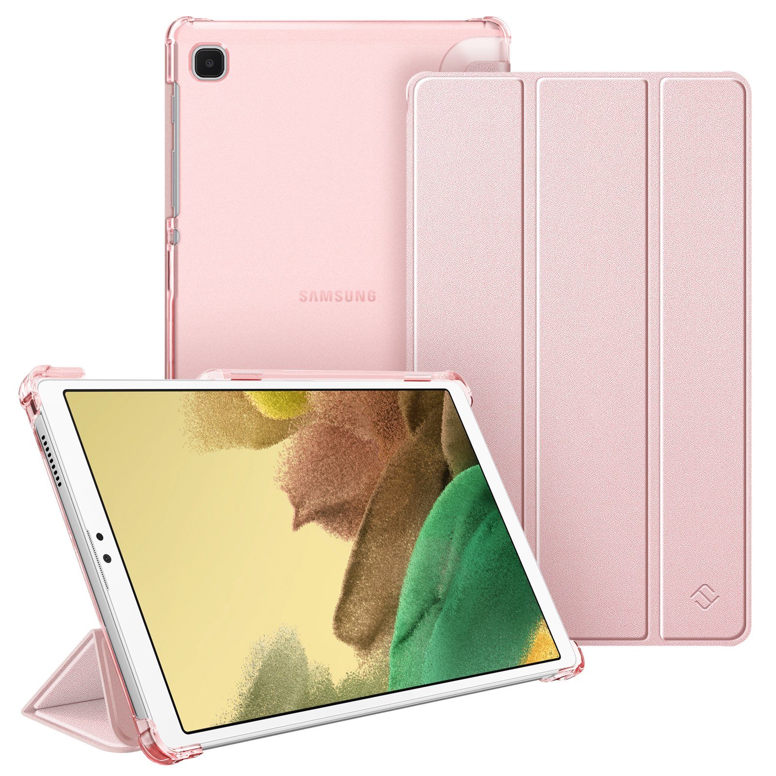 Fintie Tablet-Hülle für Samsung Galaxy Tab A7 Lite 8.7 Zoll 2021 SM-T225/T220, Ultradünn Schutzhülle mit Transparenter Rückseite Abdeckung
