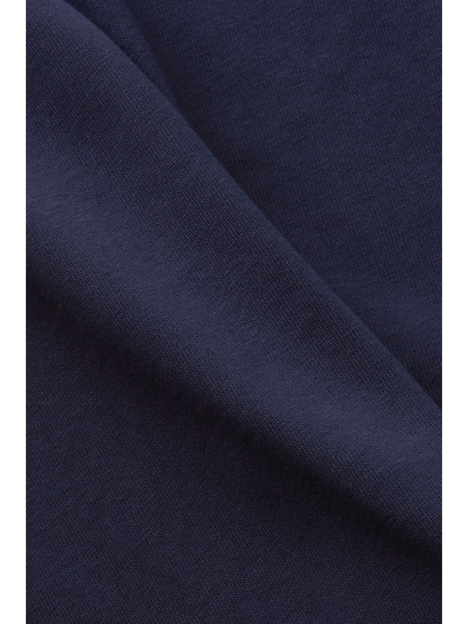 Unisex aus NAVY Logo-T-Shirt T-Shirt Esprit (1-tlg) Baumwolljersey