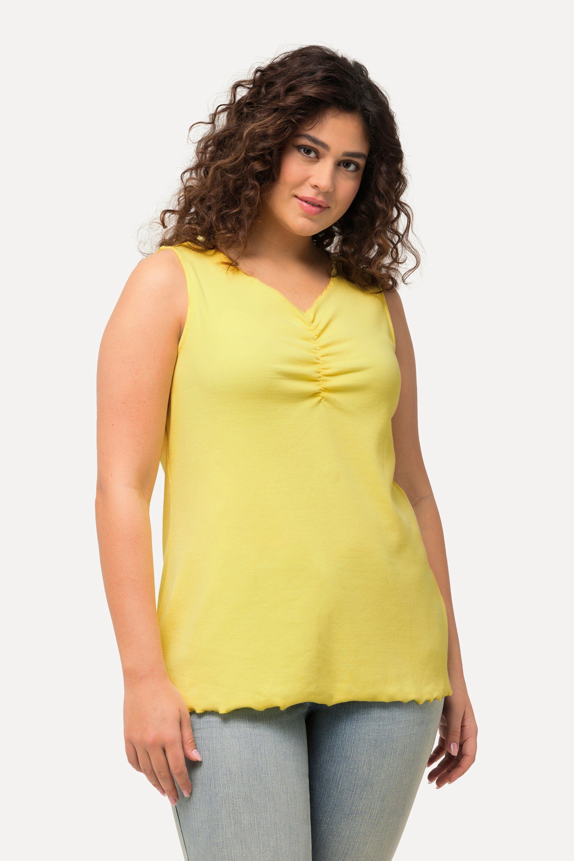 Ulla Popken Longtop Ripptop Wellenkanten Slim günstig online kaufen