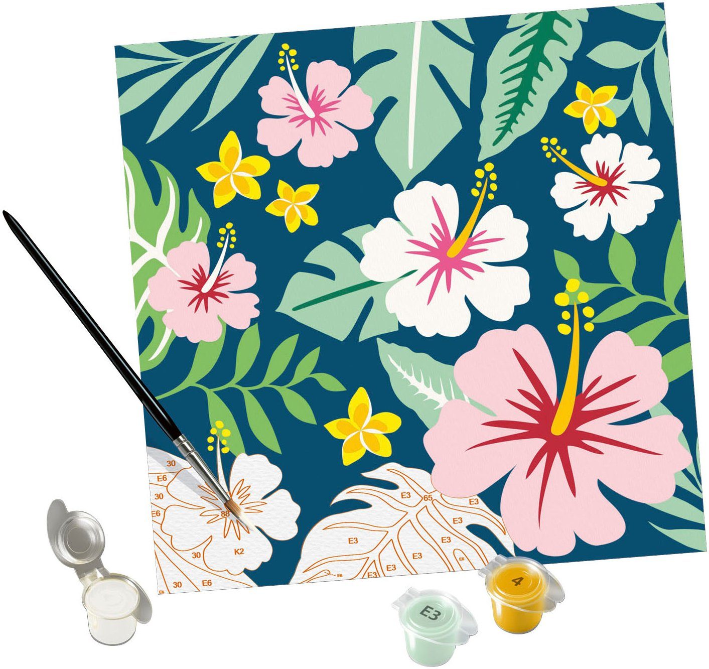 Ravensburger Malen nach Zahlen Exotic Plants, Made in Europe