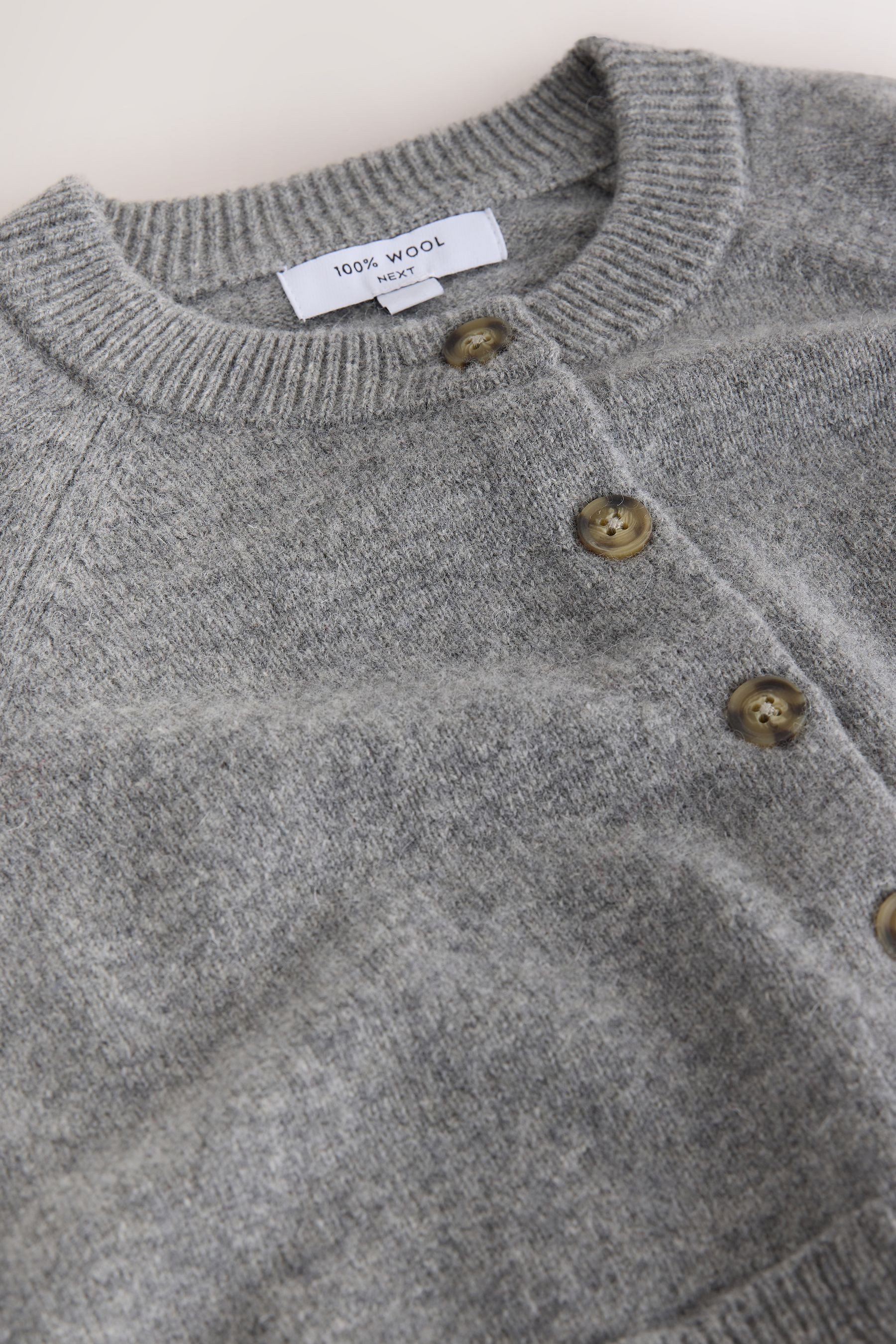 Next Strickjacke N. Premium Strickjacke aus 100 % Merinowolle (1-tlg) – Bild 4 von 5