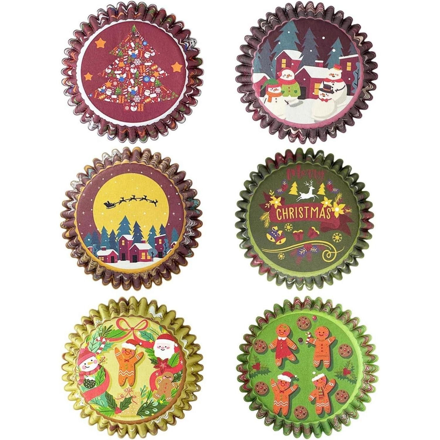 LuxusKollektion Muffinform Muffinförmchen Mini Weihnachtstag Lebkuchenmann 300 Stück Mini