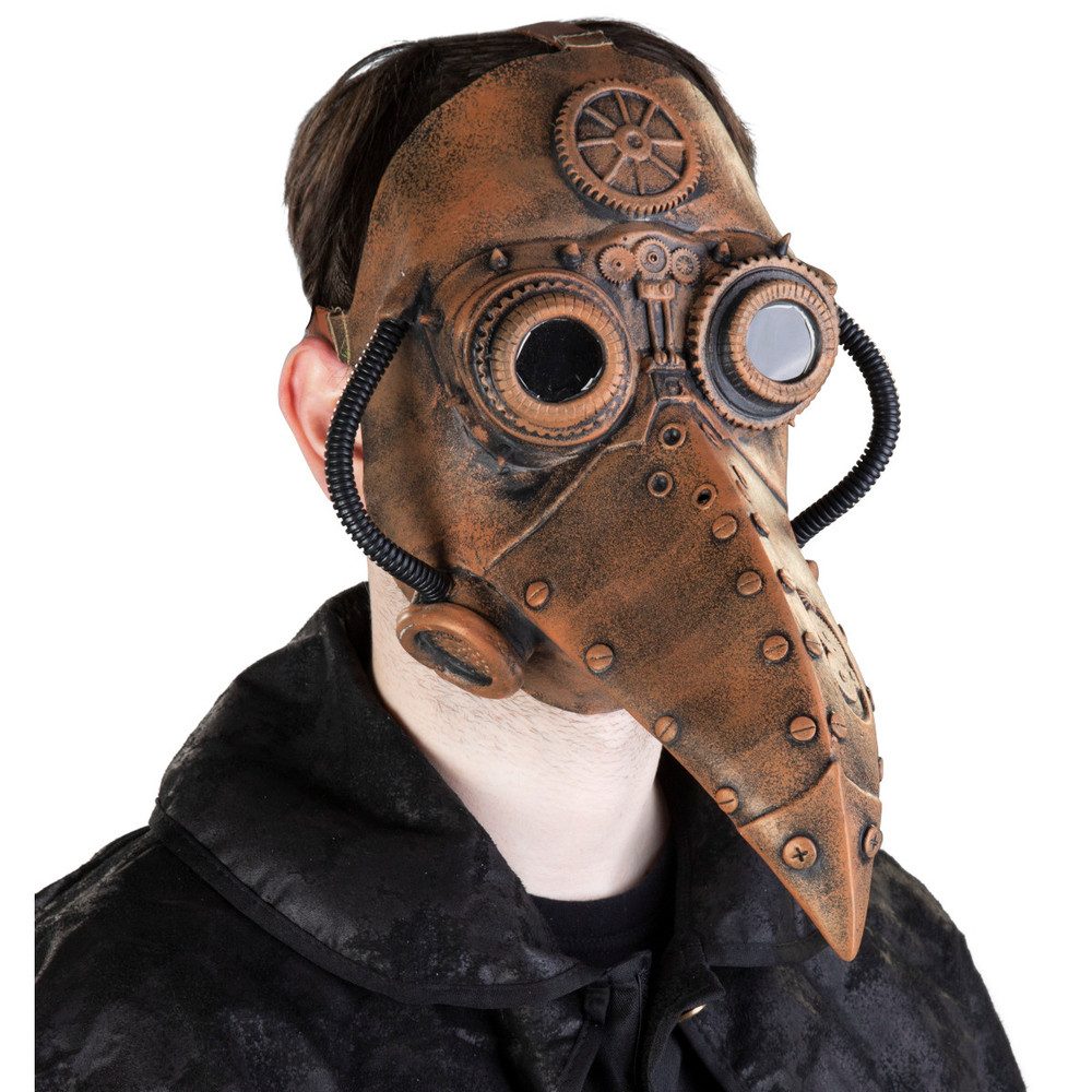 MICA Aufblasbares Partyzubehör Steampunk - Pestmaske - für Erwachsene