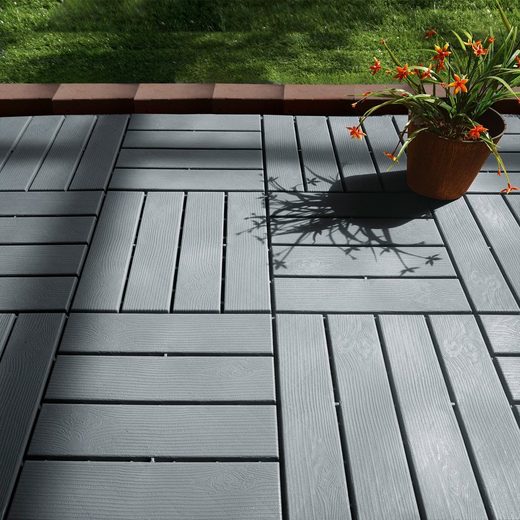 MAXXMEE Terrassenplatte »Balkonfliesen Gartenfliesen 31x31cm