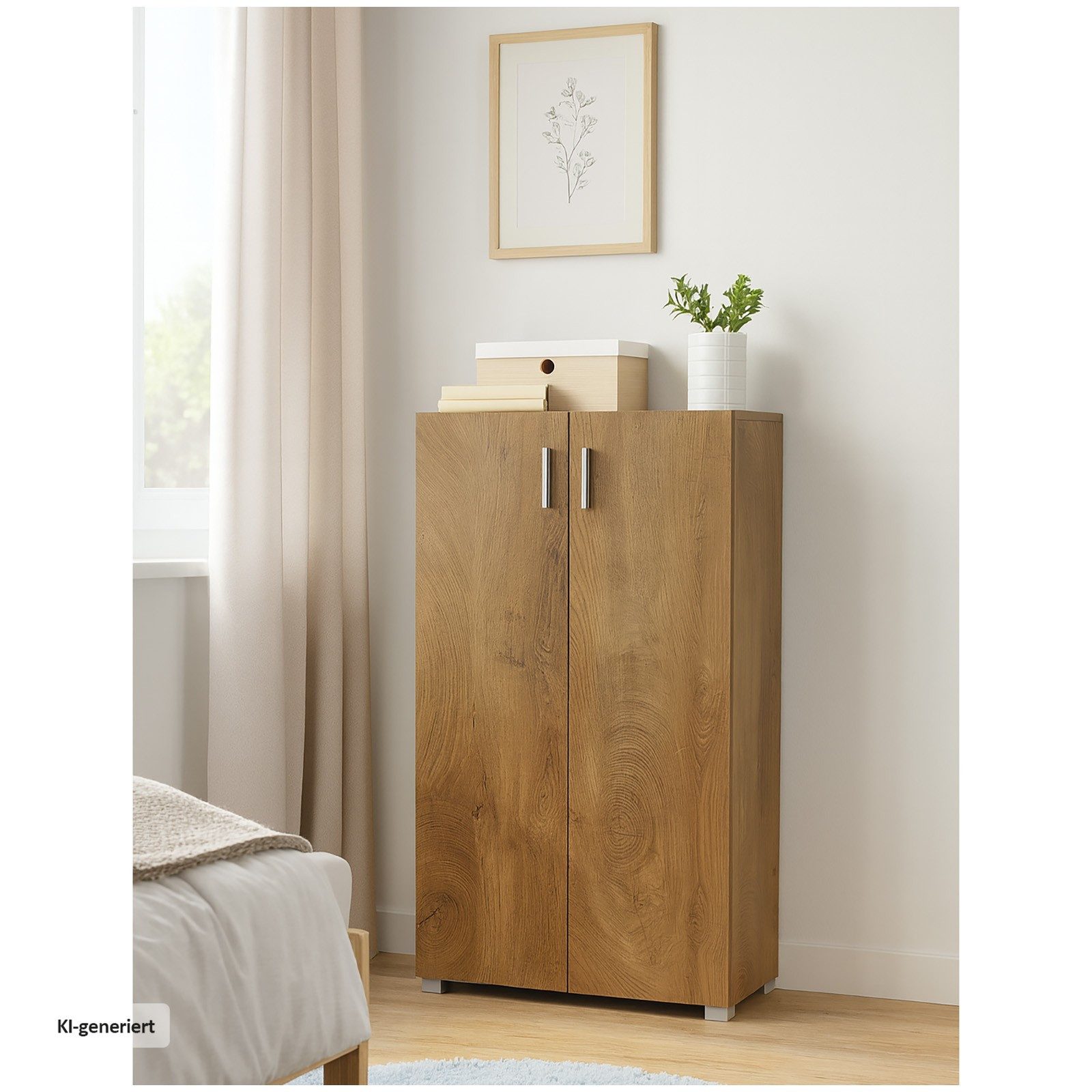 Sideboard Sideboard 3 Fächer Thekla Eiche