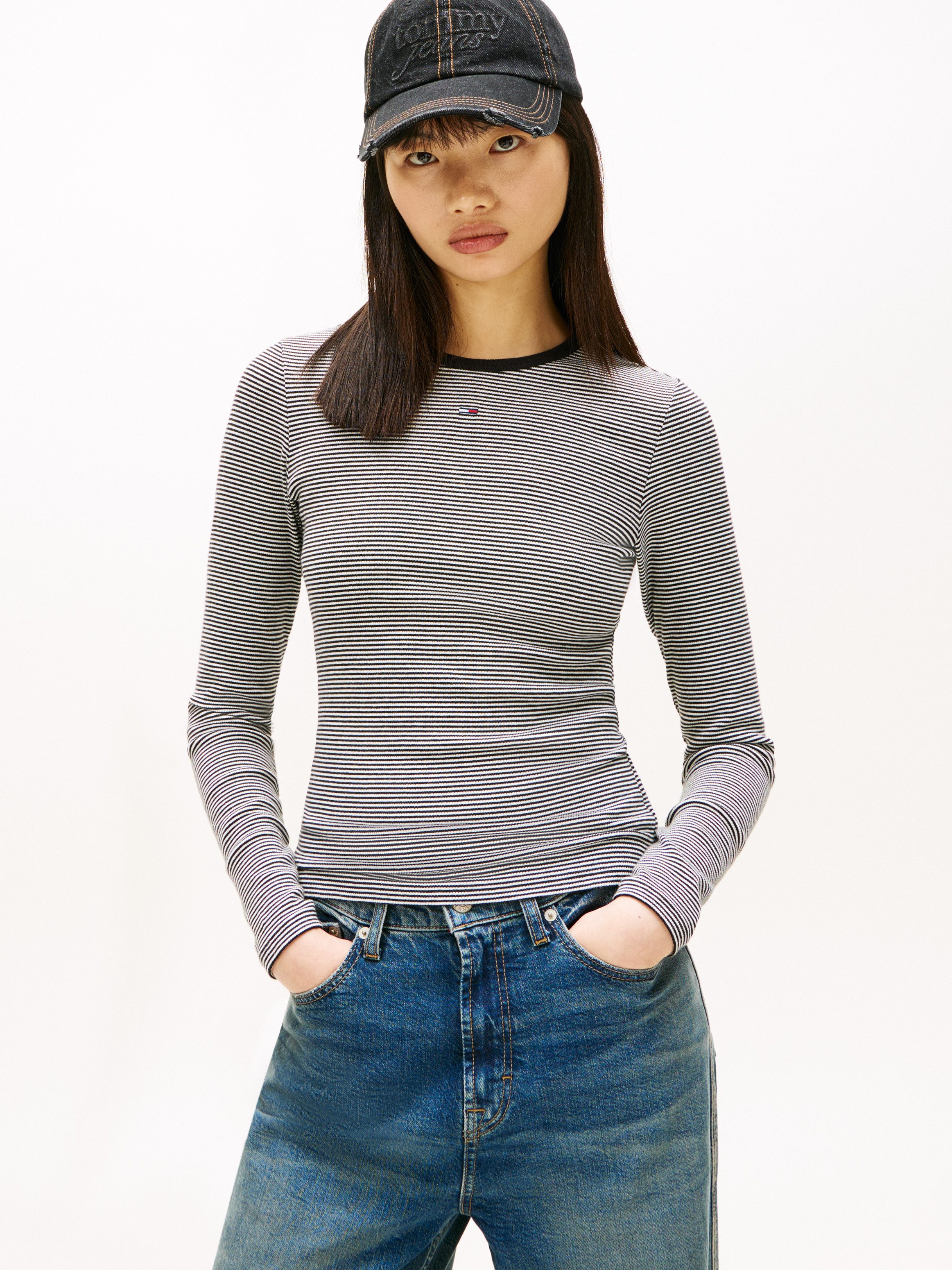 Langarmshirt TJW SLIM ESSENTIAL RIB LS