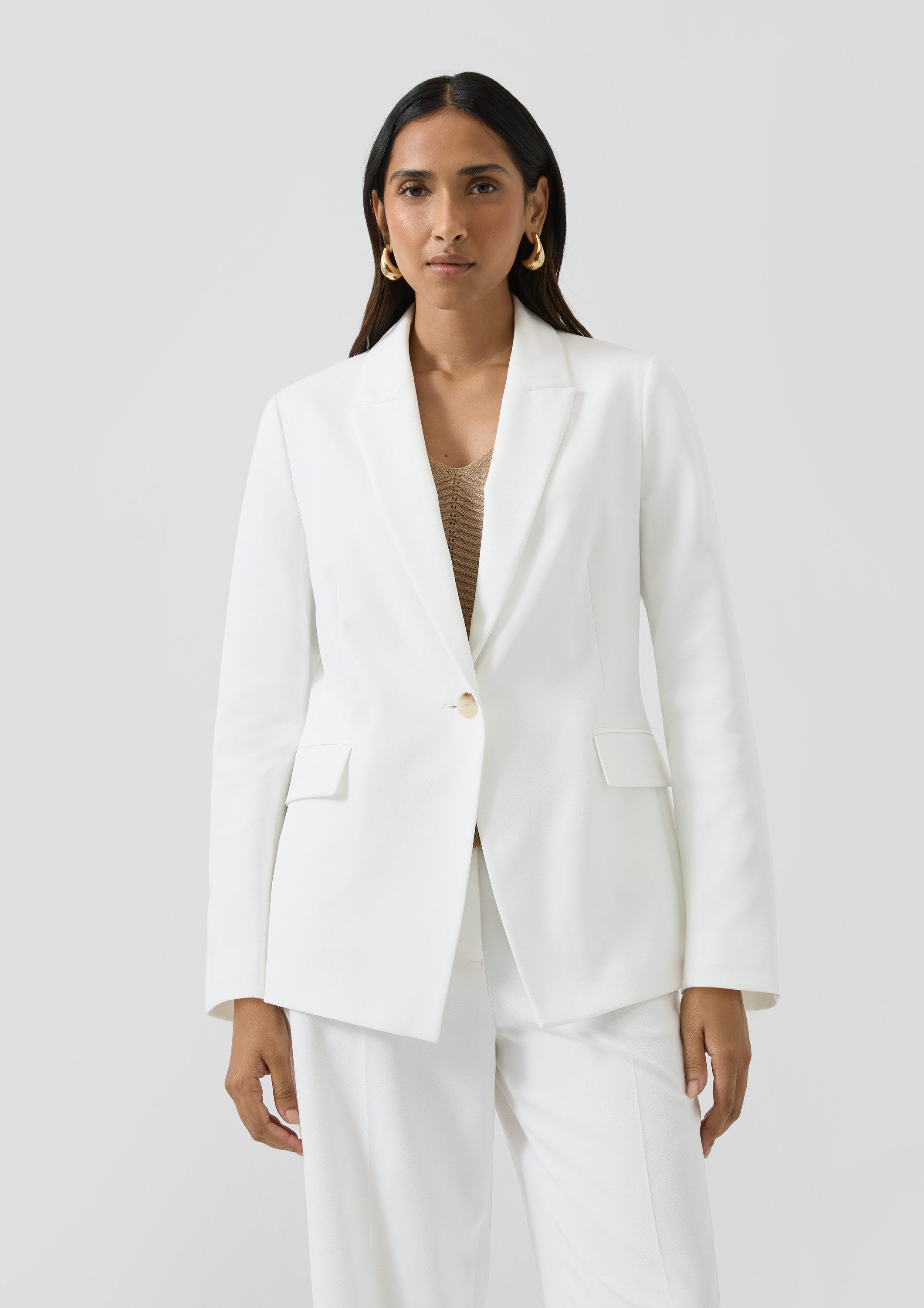 s.Oliver Jackenblazer Indoor-Blazer Eleganter Blazer aus Twill