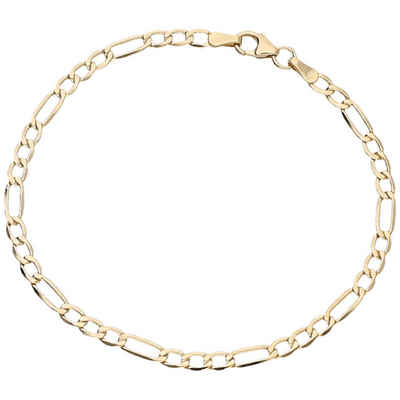 Luigi Merano Armband Figarokette, Gold 375