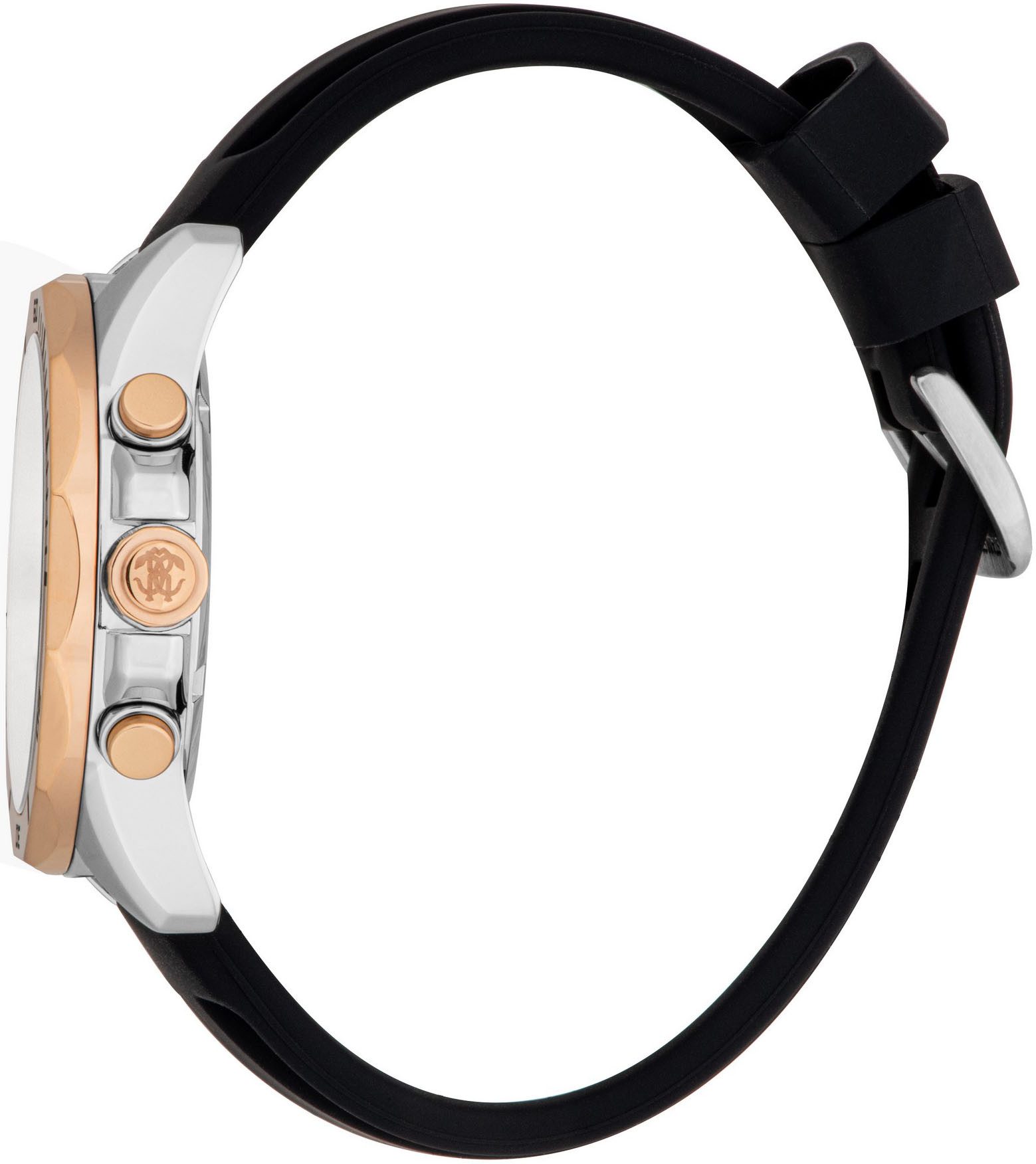 roberto cavalli Chronograph Uomo Sport III RC5G109P0045, Quarzuhr, Armbanduhr, Herrenuhr, Silikonarmband, analog, Tag