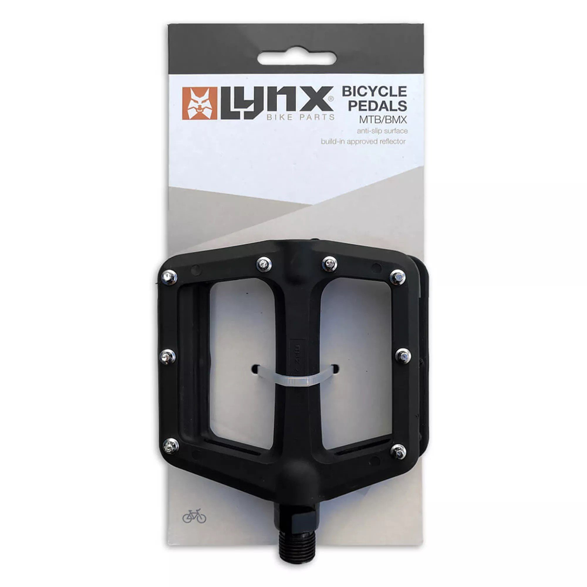 für Plattformpedale MTB/ Lynx Fahrradpedale lynx Fahrradpedale BMX stahlpins schwarz