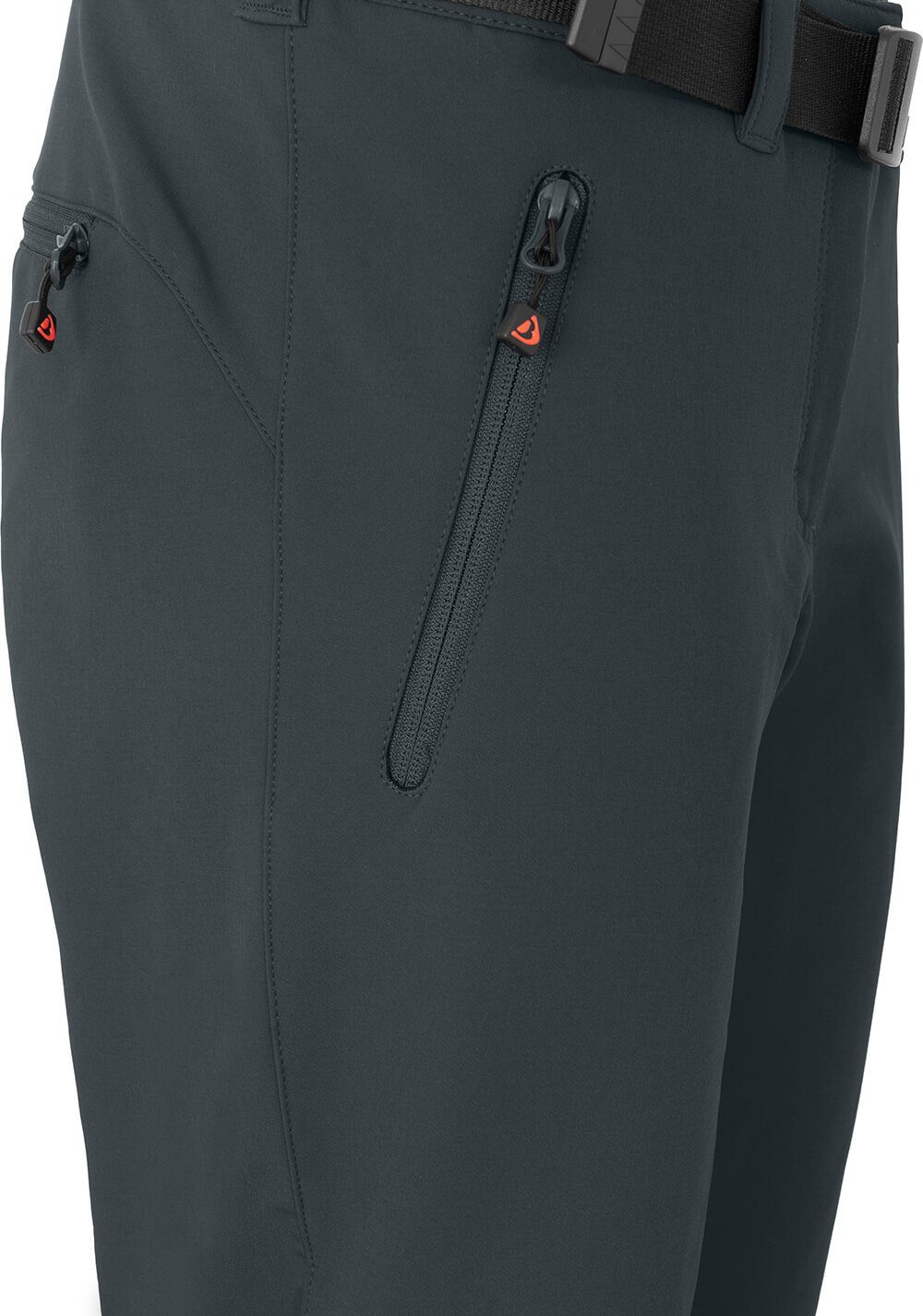 Bergson Outdoorhose KEITA Damen Winter Softshellhose, warm, Innenfleece, recycelt, Kurzgrößen – Bild 3 von 5