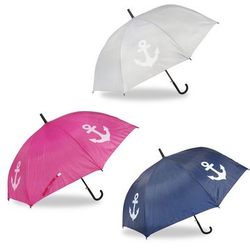 Sonia Originelli Taschenregenschirm Stockschirm "UNI" Regenschirm Schutz Schlicht Einfarbig