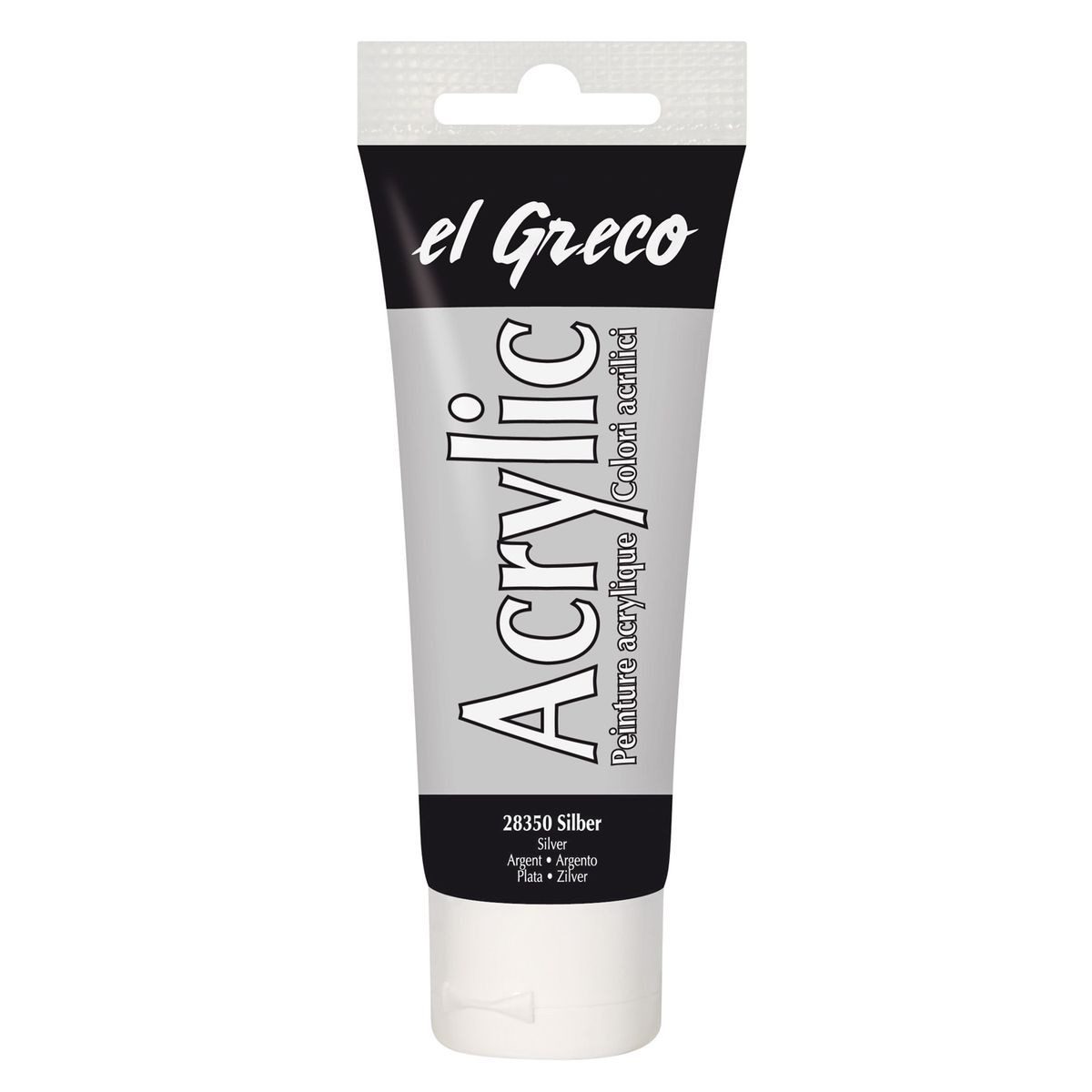 C. KREUL Acrylfarbe KREUL Acrylfarbe eL Greco silber 75ml Tube