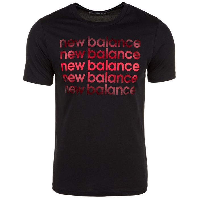 New Balance Trainingsshirt Graphic Heather Tech Trainingsshirt Herren