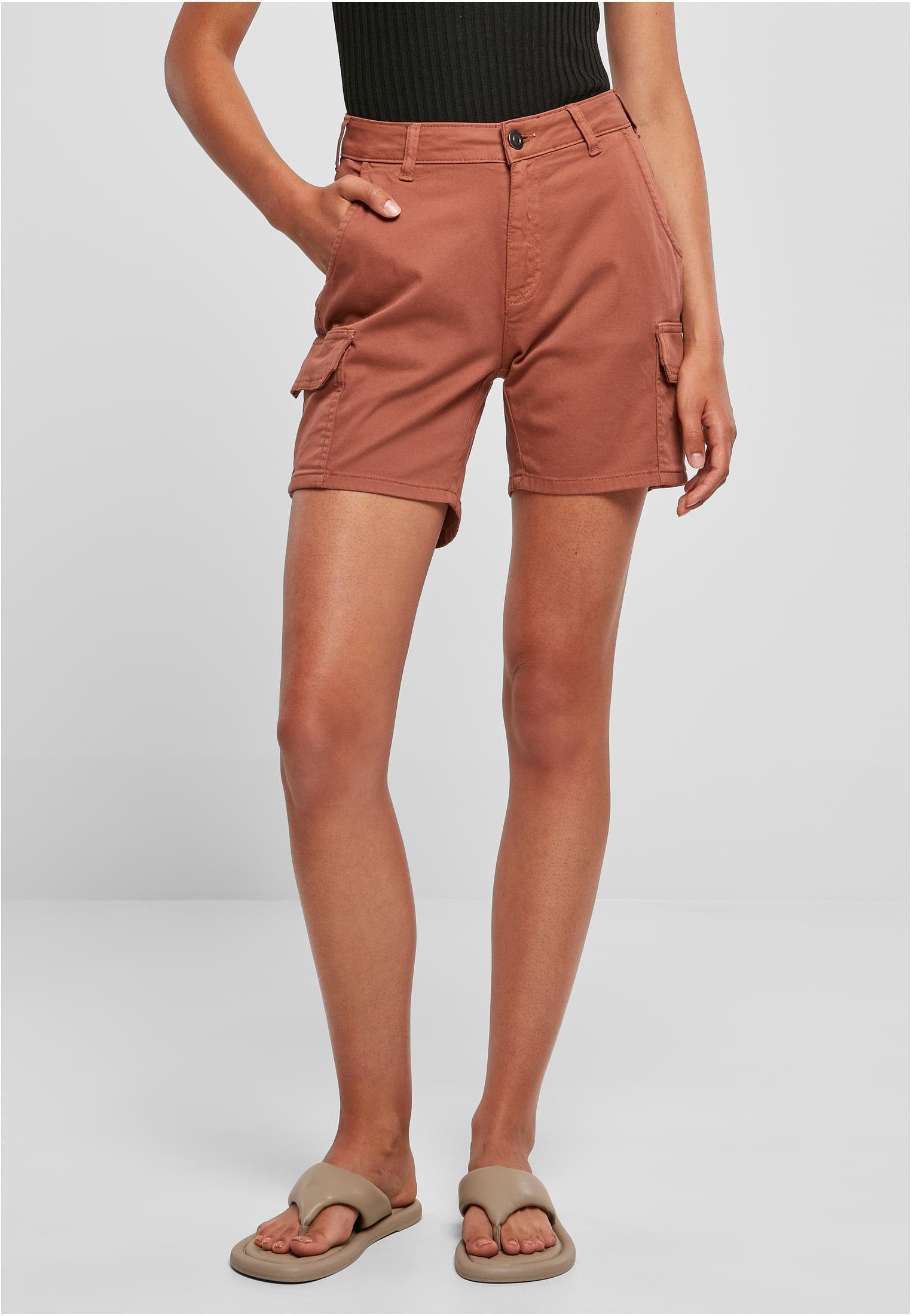 URBAN CLASSICS Cargohose "Urban Classics Damen Ladies High Waist Cargo Shor günstig online kaufen