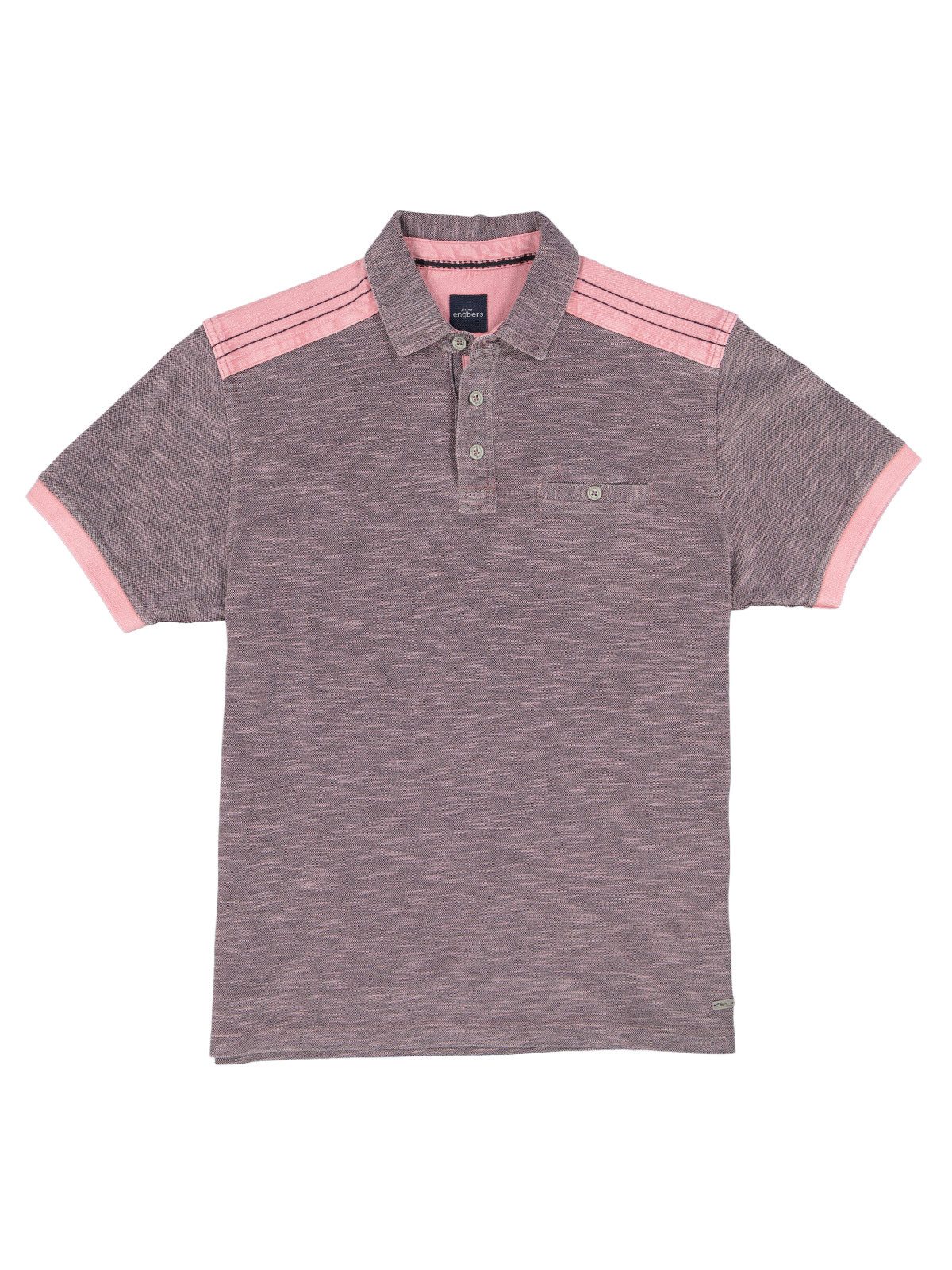 Engbers Poloshirt Herren Poloshirt, Rosa