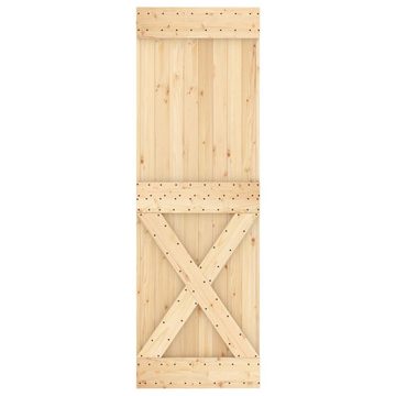 vidaXL Schiebetür Tür NARVIK 70x210 cm Massivholz Kiefer (1-St)
