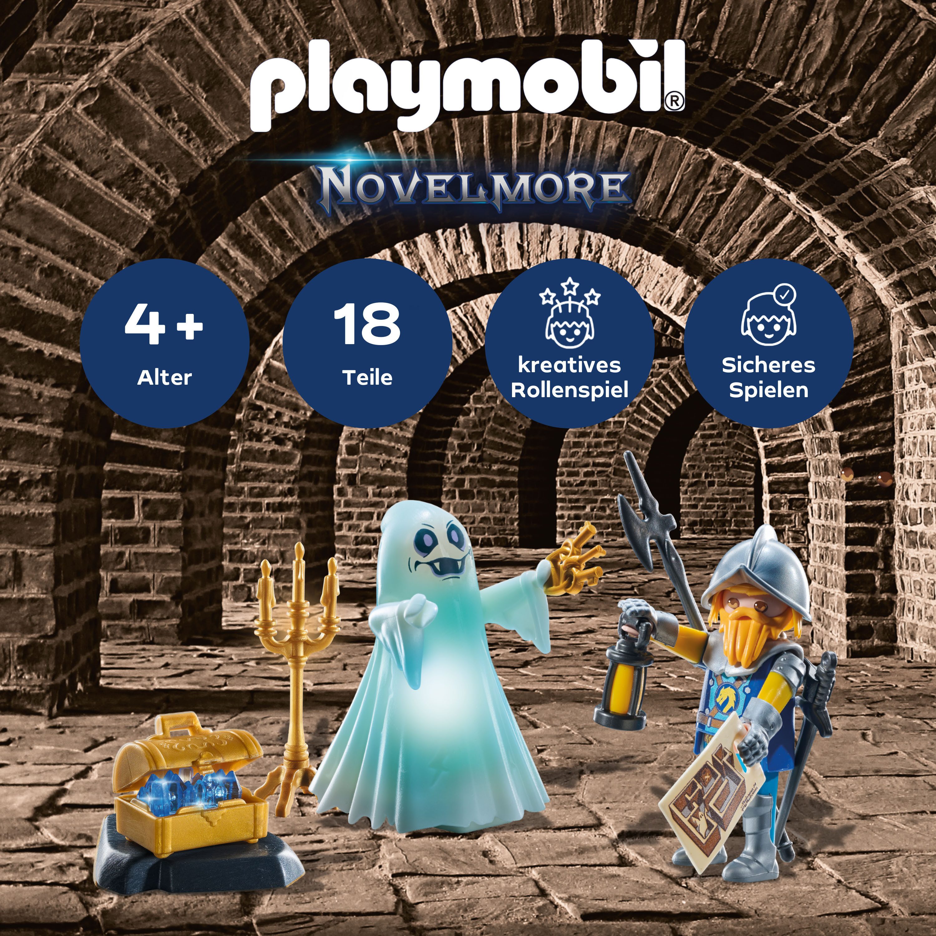 Playmobil® Schlossgespenst und Ritter (71797), Playmobil Novelmore Konstruk günstig online kaufen