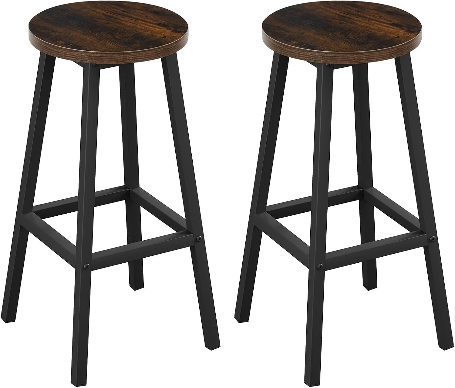 Klihome Barhocker (2 St), Barstühle mit Fußstütze, für Bar Kücheninsel Essz günstig online kaufen