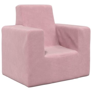 vidaXL Kindersofa Kindersofa Rosa Weich Plüsch Sessel