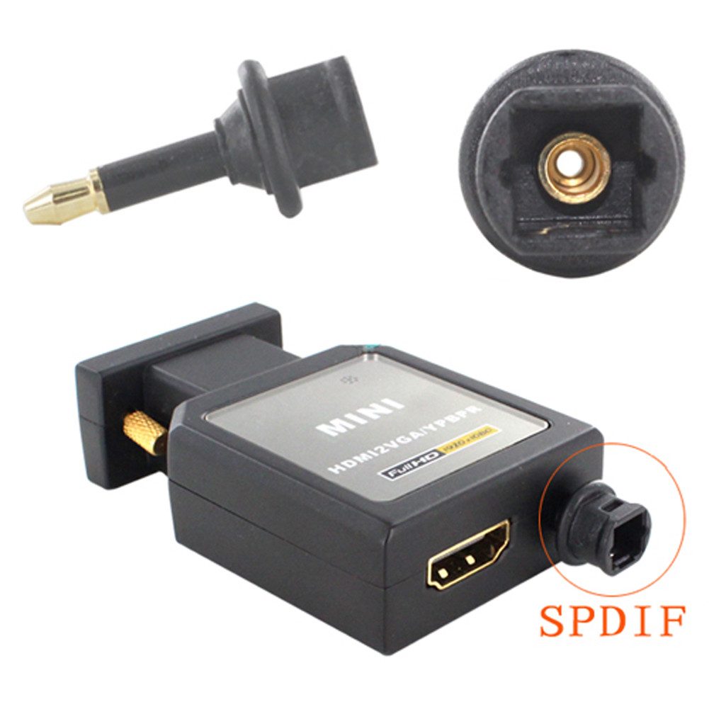 Bolwins B10C HDMI zu VGA / YPbPr RGB + Audio Video Konverter Signalwandler Audio- & Video-Adapter