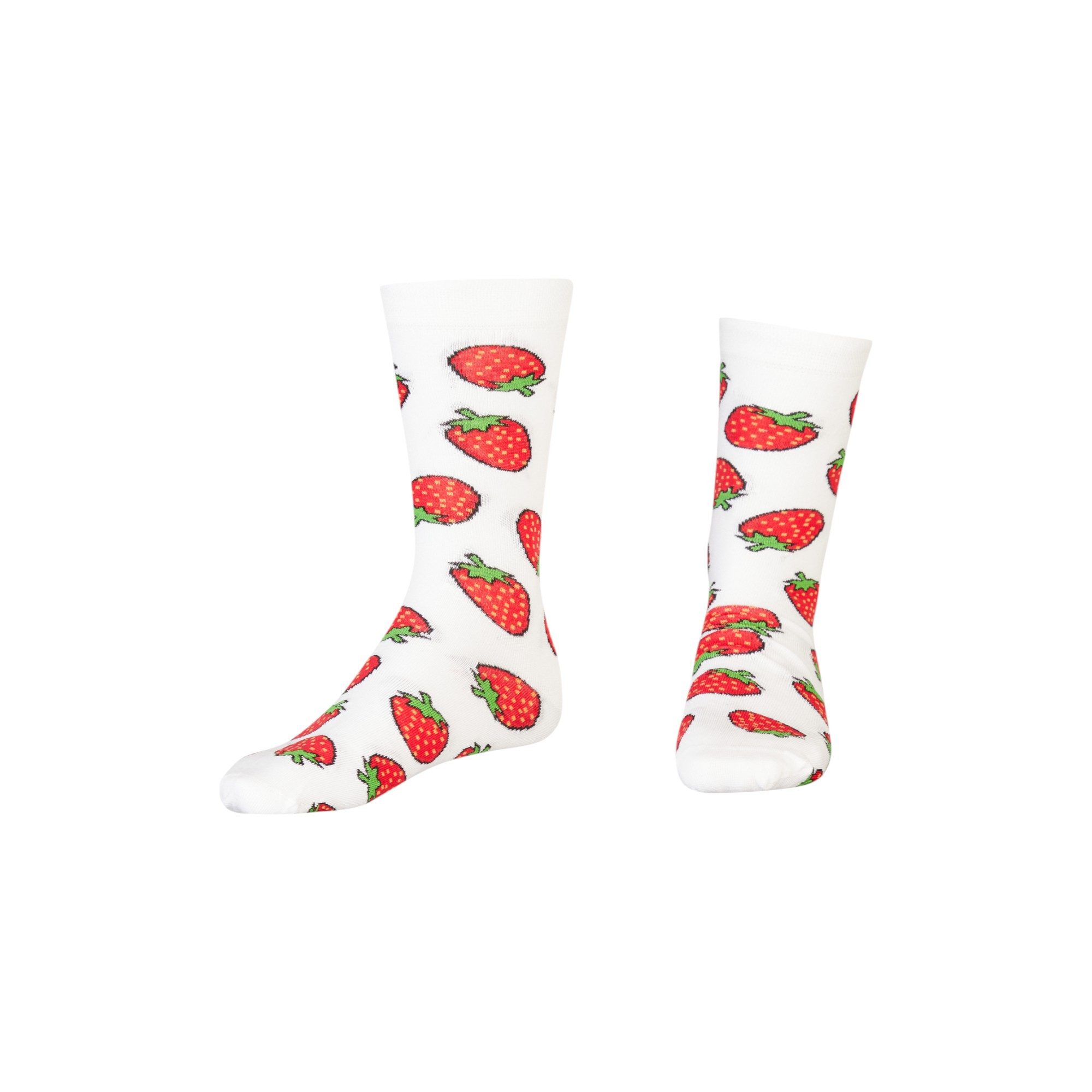 Freizeitsocken Abgestrumpft Socken Erdbeere