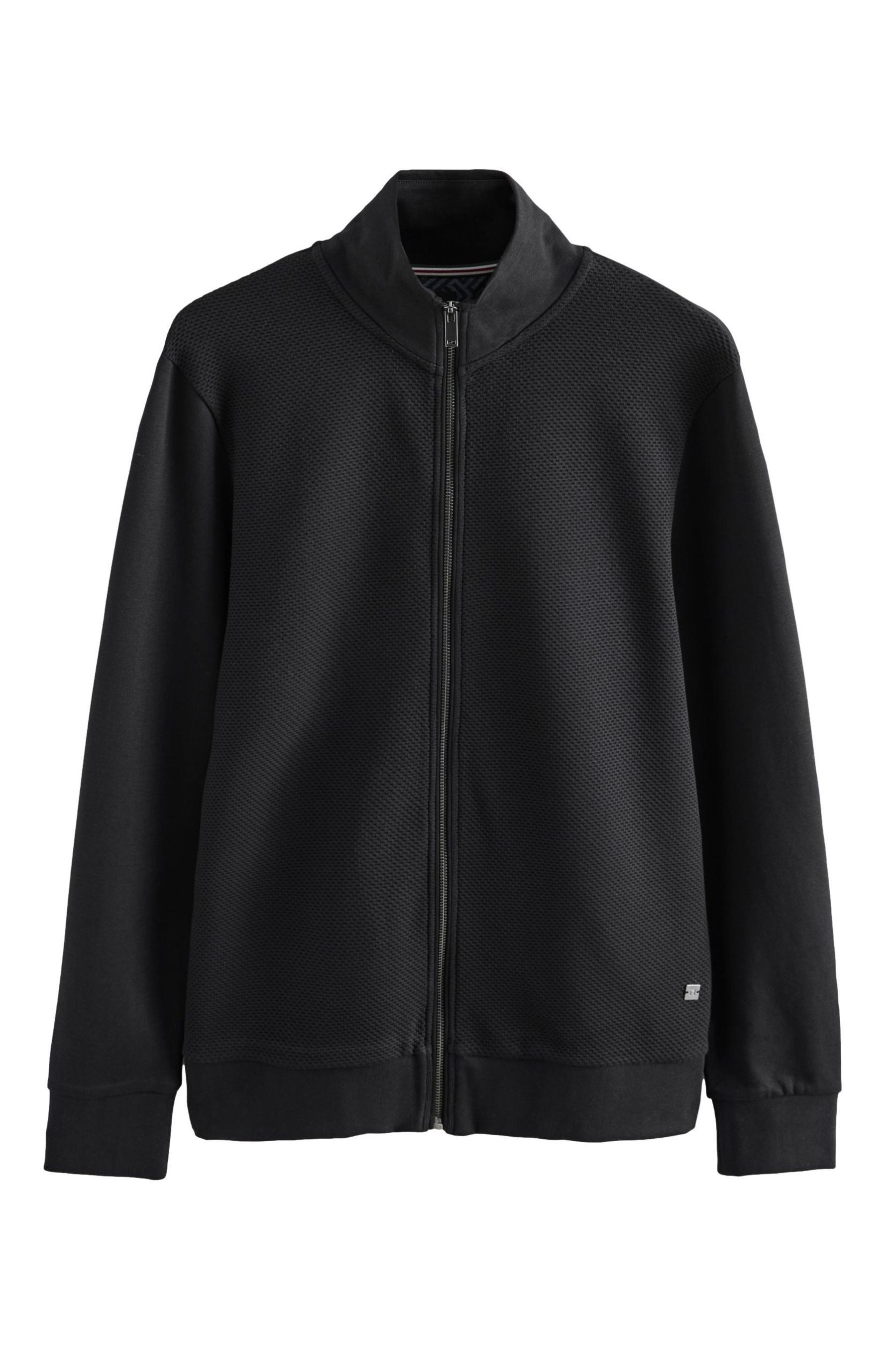 Next Sweatjacke Strukuriertes Sweatshirt mit Reißverschluss günstig online kaufen