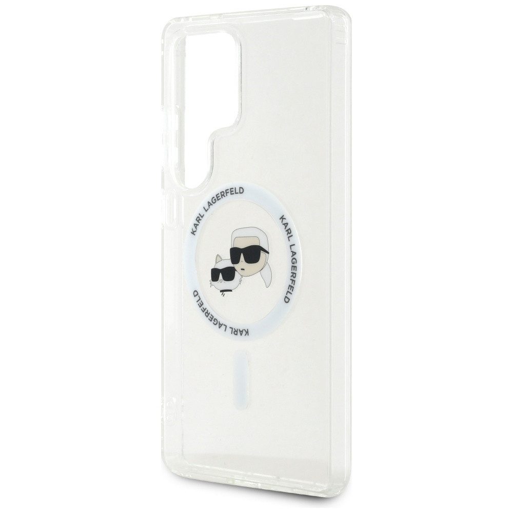 KARL LAGERFELD Handyhülle Case Galaxy S25 Ultra MagSafe kompatibel transparent 6,9 Zoll, Kantenschutz