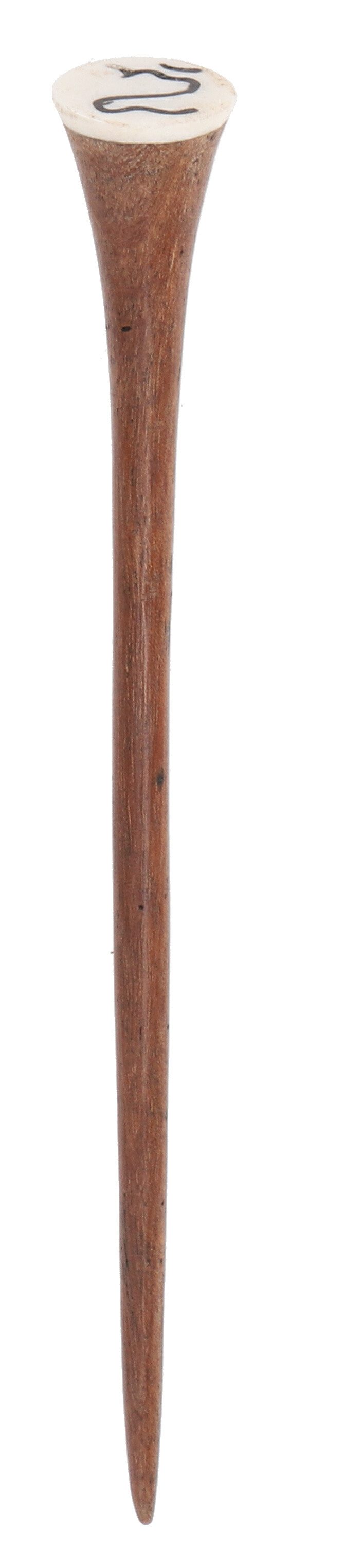 Guru-Shop Haarspange Holz Haarspange, Haarnadel mit Muschel - Modell 8