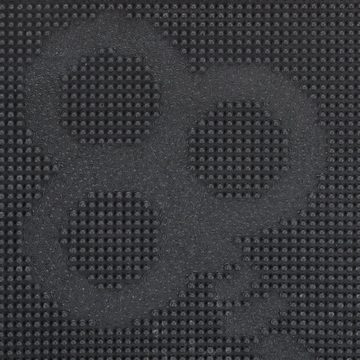 Fußmatte Gummi Fußmatte Schlüssel Motiv, relaxdays, Höhe: 5 mm