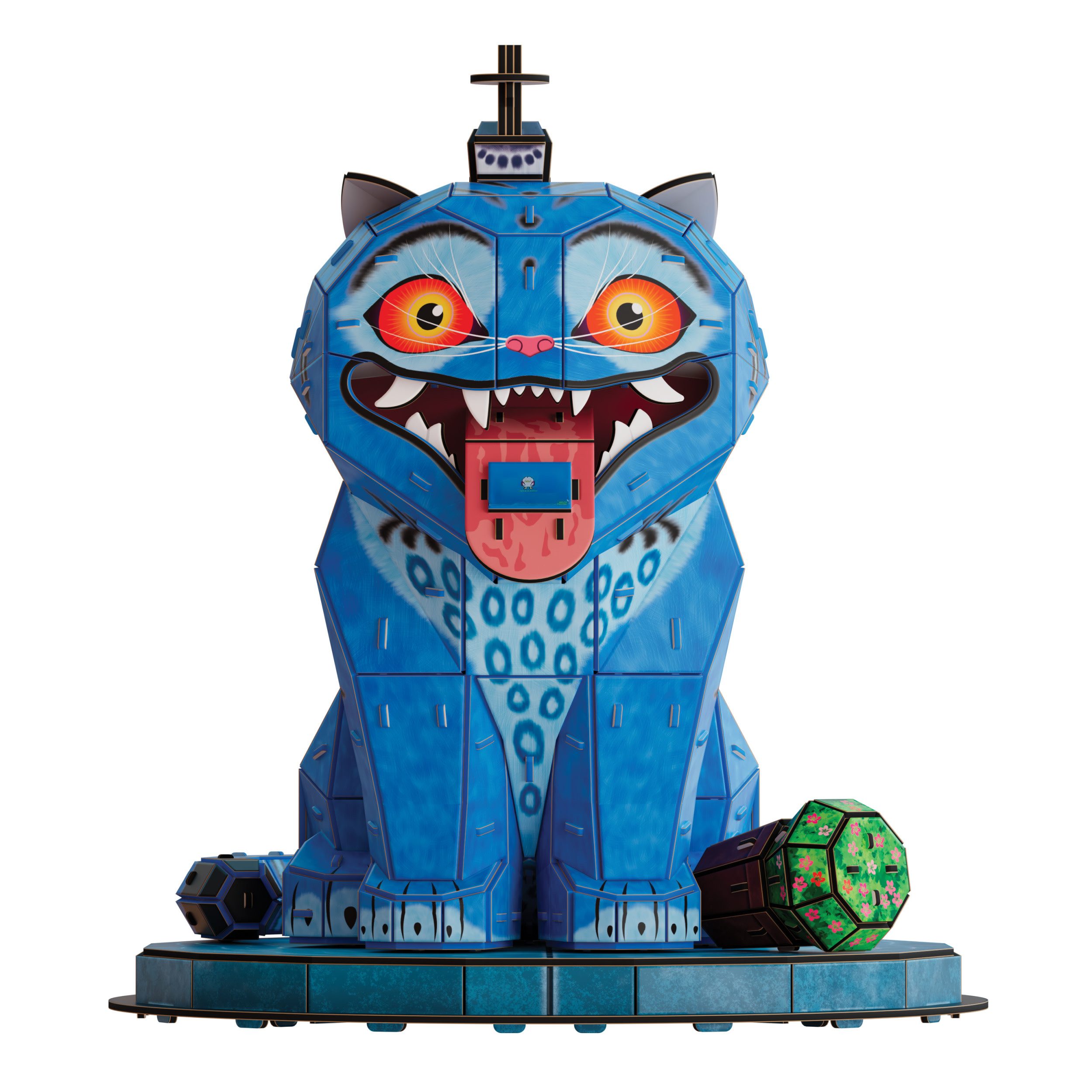 Spin Master 3D-Puzzle 4D Build - K-Pop Demon Hunters - Derpy Tiger und Sussie Vogel, 168 Puzzleteile von Spin Master