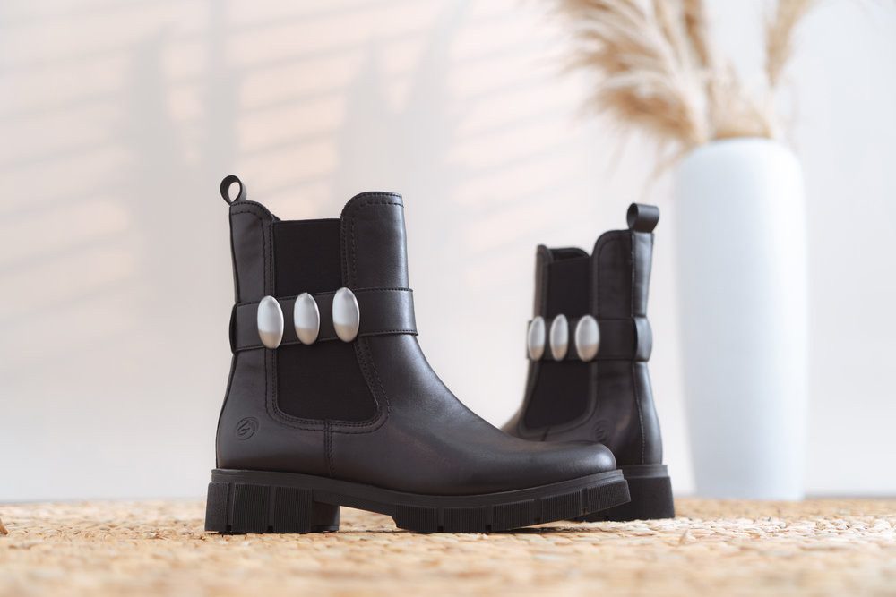 Remonte Chelseaboots Boots, Stiefelette, Profilsohle, Stretcheinsatz und Re günstig online kaufen