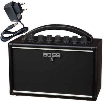 Boss by Roland E-Gitarre Boss Katana Mini Gitarrenverstärker mit 9V Netzteil
