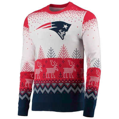 Forever Collectibles Rundhalspullover »NFL Ugly XMAS New England Patriots«