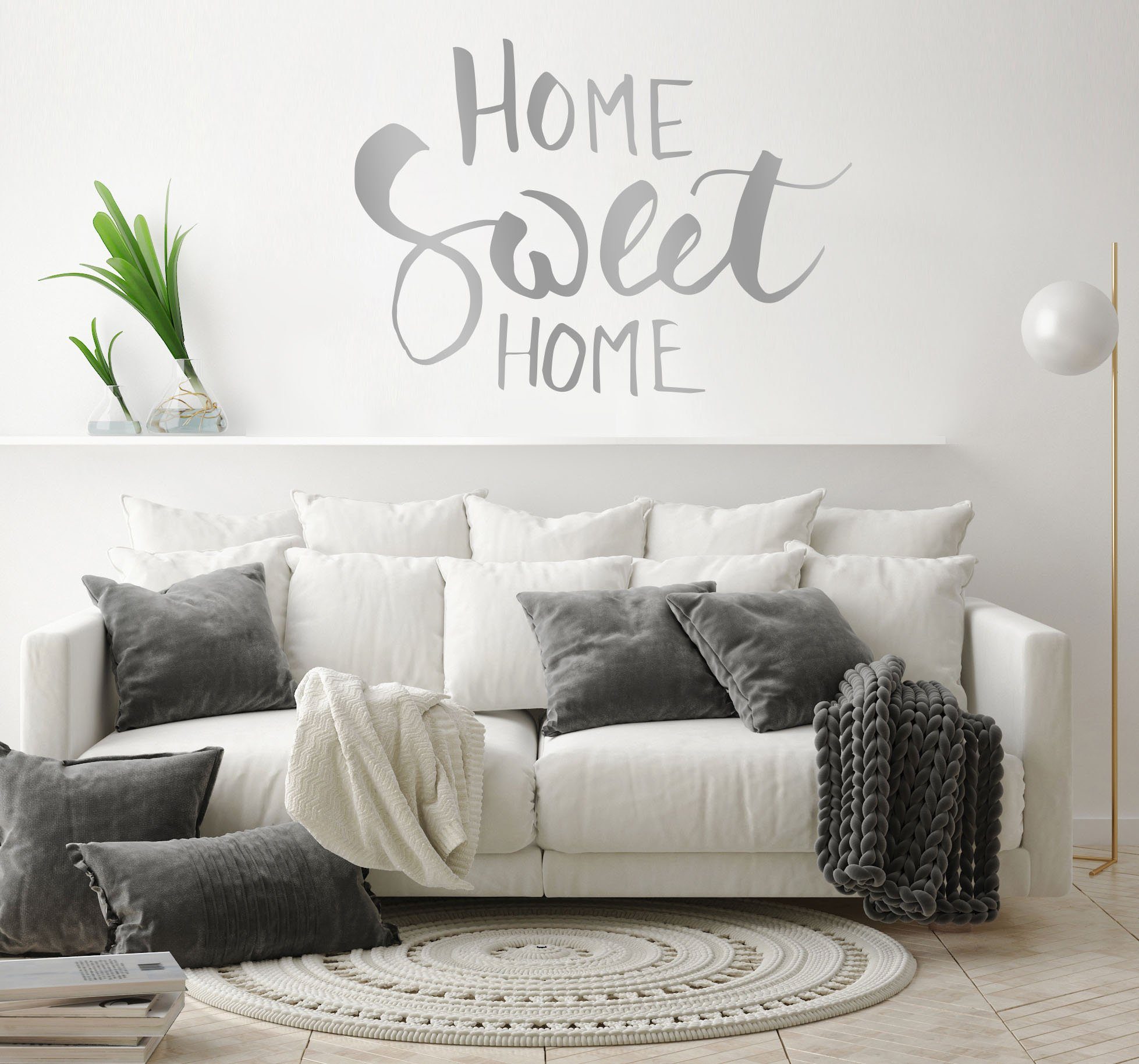 queence Wandtattoo »HOME SWEET HOME« (1 Stück)-HomeTrends