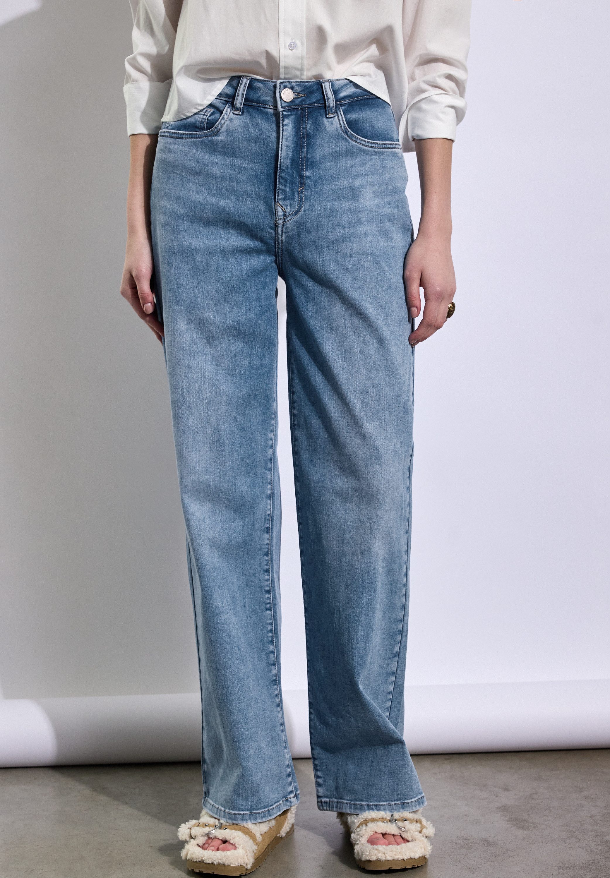 STREET ONE STUDIO Loose-fit-Jeans im Loose günstig online kaufen