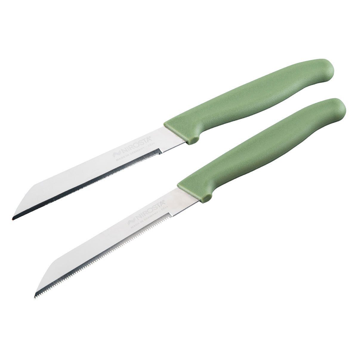 Nirosta Ножи-Set Nirosta Elemental Gemüsemesser 2er Set - Extra Feiner Sägeschliff